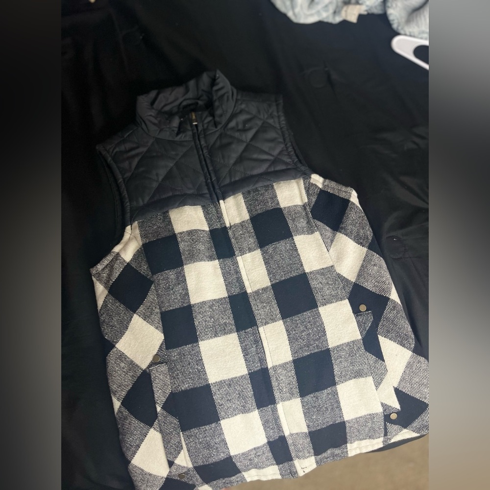 maurice's vest plaid pattern